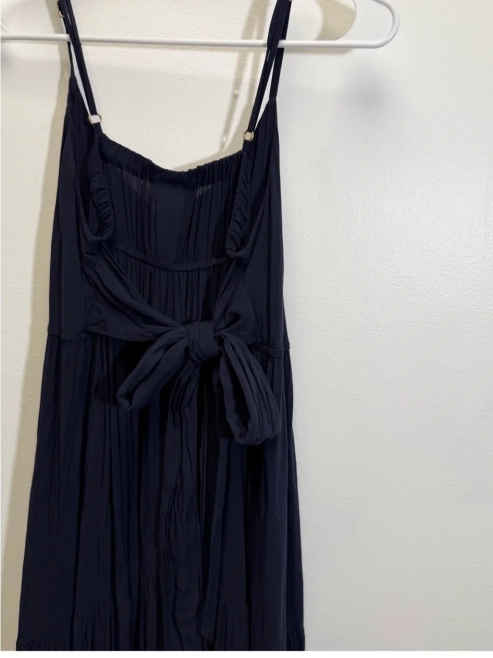 Gorgeous Kate tiered maxi dress in Navy + Tamarind/bright blue.